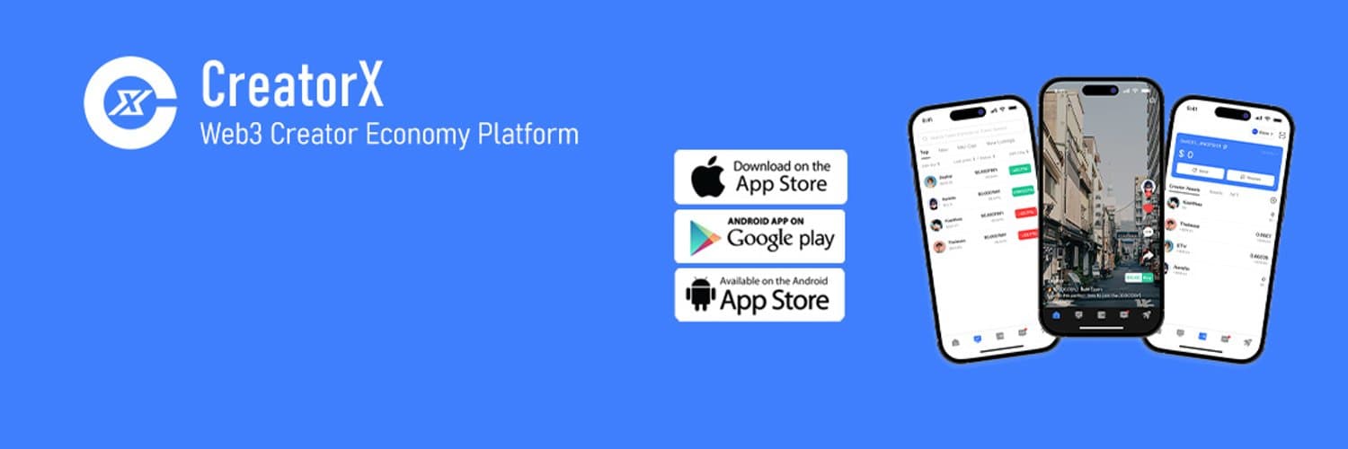 CreatorX Bitget Wallet Campaign banner